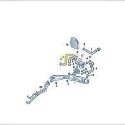 N10816301 Volkswagen Cable Tie With Retainer