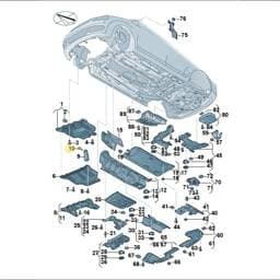 N10574702 Volkswagen Hexagon Head Bolt