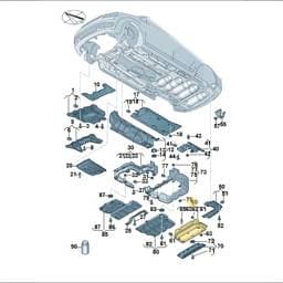 5R3825519A Volkswagen Underbody Trim Panel