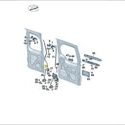 N90825402 Volkswagen Cap Nut