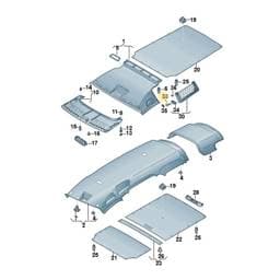 N90988402 Volkswagen Panel Screw