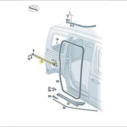 D381ZN1A2 Volkswagen Zinc Foil Tape
