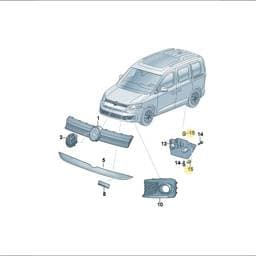 WHT008649 Volkswagen Expanding Nut