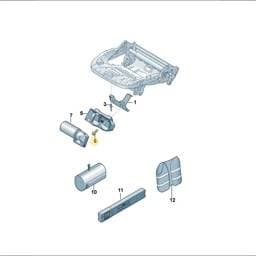 N10632105 Volkswagen Oval Hexagon Socket Head Bolt
