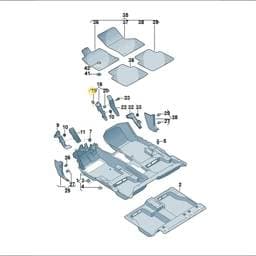 WHT000733 Volkswagen Speed Nut