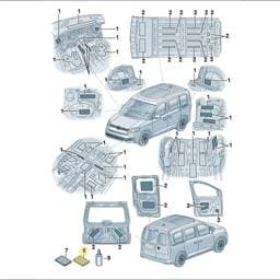 D378500A2 Volkswagen Alu-Lamin. Insulation