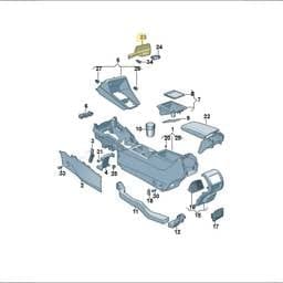 JKV863320 Volkswagen Trim For Taxameter