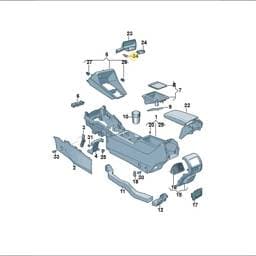 N90536901 Volkswagen Spreader Rivet