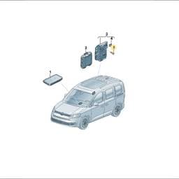 WHT001692A Volkswagen Semi Round Bolt