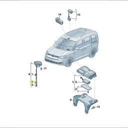 N10659801 Volkswagen Cable Tie With Terminal
