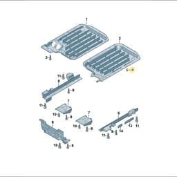 N10869901 Volkswagen Torxlens Flange Screw