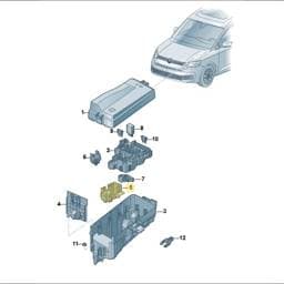 N10597201 Volkswagen Hexagon Collar Nut