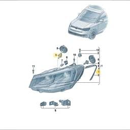 N10733301 Volkswagen Halogen Bulb