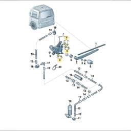 3B9998754 Volkswagen Bearing Bush Set