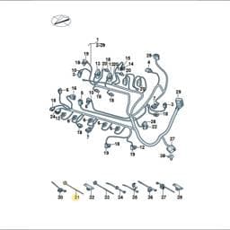 N90937702 Volkswagen Cable Tie
