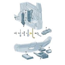 2K0012219 Volkswagen Key