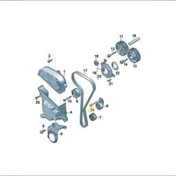 N10720402 Volkswagen Socket Head Bolt