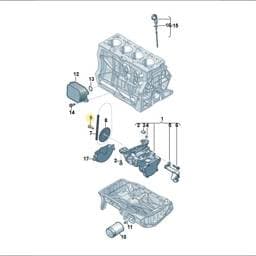 N91231101 Volkswagen Hexagon Flange Screw