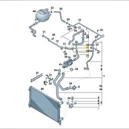 N90794401 Volkswagen T-Piece Connector