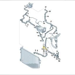 N90760601 Volkswagen T-Piece