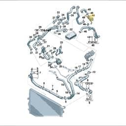 N10771101 Volkswagen Double Hexagon Bunch Screw