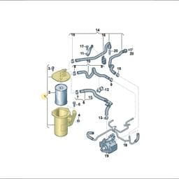 5Q0127400S Volkswagen Fuel Filter