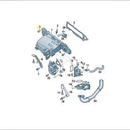 N10649401 Volkswagen Socket Head Collared Bolt