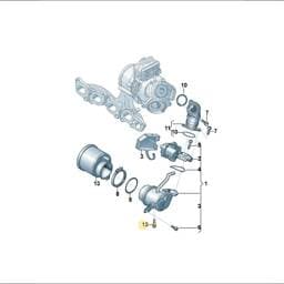 N10664901 Volkswagen Socket Head Collared Bolt