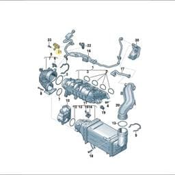WHT011196 Volkswagen Fuel Line Retainer