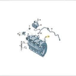 N91242901 Volkswagen Round Head Screw