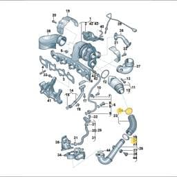 N10518801 Volkswagen Hose Clamp