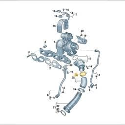 N10518901 Volkswagen Hose Clamp