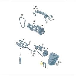 N91017401 Volkswagen Countersunk Bolt