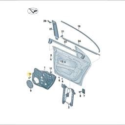 WHT001418A Volkswagen Bolt (Cylindrical Head)