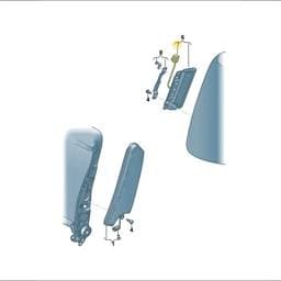 7H0972783A Volkswagen Flat Contact Housing