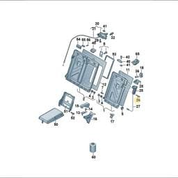 N10658501 Volkswagen Oval Head Countersunk Bolt