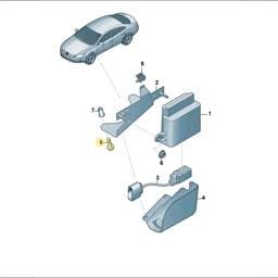 N10160204 Volkswagen Hex Collared Bolt