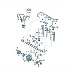 WHT005654 Volkswagen Double Stud