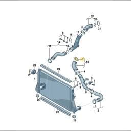 N10735201 Volkswagen Bracket