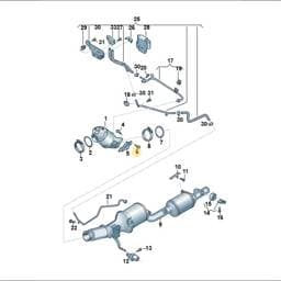 N91237701 Volkswagen Socket Head Collared Bolt