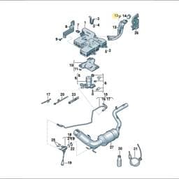 N10738301 Volkswagen Hexagon Bolt