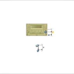 7C0035153 Volkswagen Display And Operating Unit