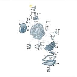N01100840 Volkswagen Hexagon Nut