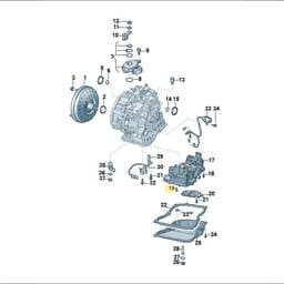 WHT008567 Volkswagen Hex Collared Bolt