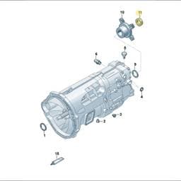 WHT008561 Volkswagen Double Hexagon Nut