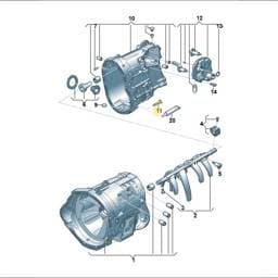 WHT011436 Volkswagen Hexagon Head Bolt