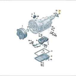 WHT012963 Volkswagen Flange Nut