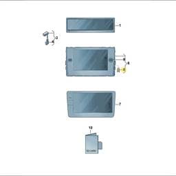 5H0919248 Volkswagen Display Clip