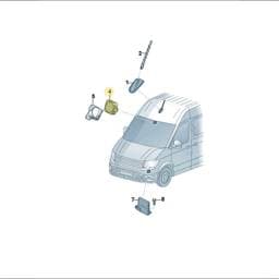 7LA035540D Volkswagen Aerial Module