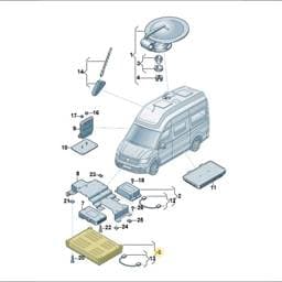 7C4067563A Volkswagen Control Unit